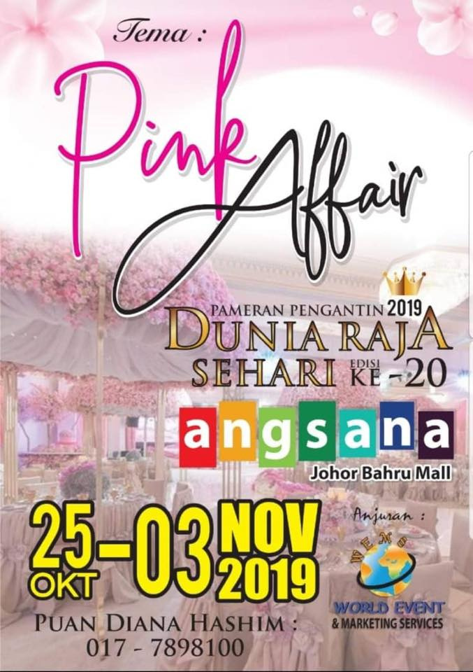 [Johor] Oct 25 – Nov 3, Pameran Pengantin @ Angsana Johor Bahru Mall