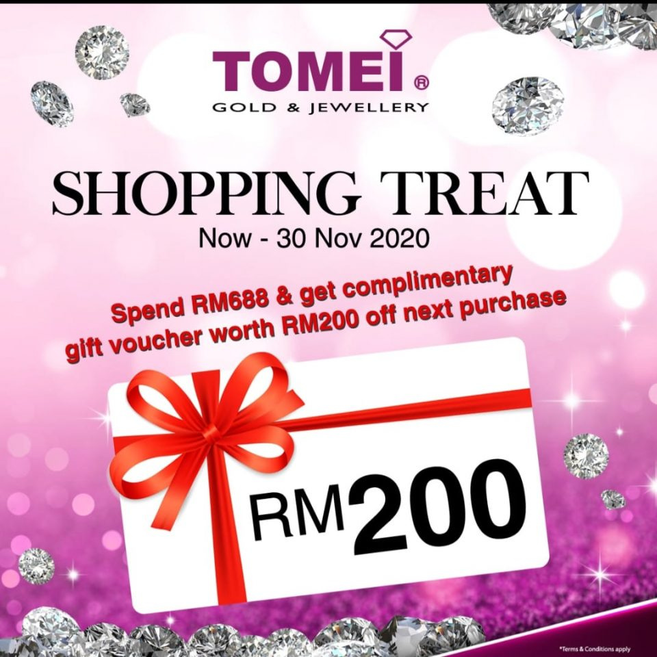 [Johor] Oct – Nov 30, TOMEI Shopping Treat @ Angsana Johor Bahru Mall