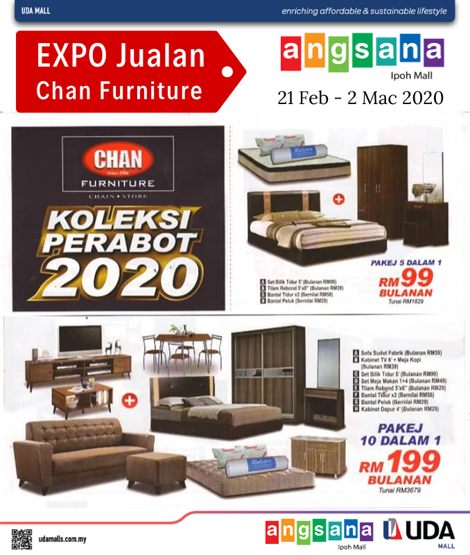 [Ipoh] Feb 21 – Mar 2, Expo Jualan Chan Furniture @ Angsana Ipoh Mall