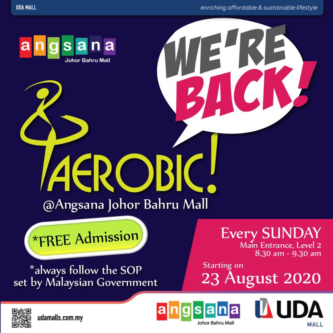 [Johor] Every Sunday, Aerobic @ Angsana Johor Bahru Mall
