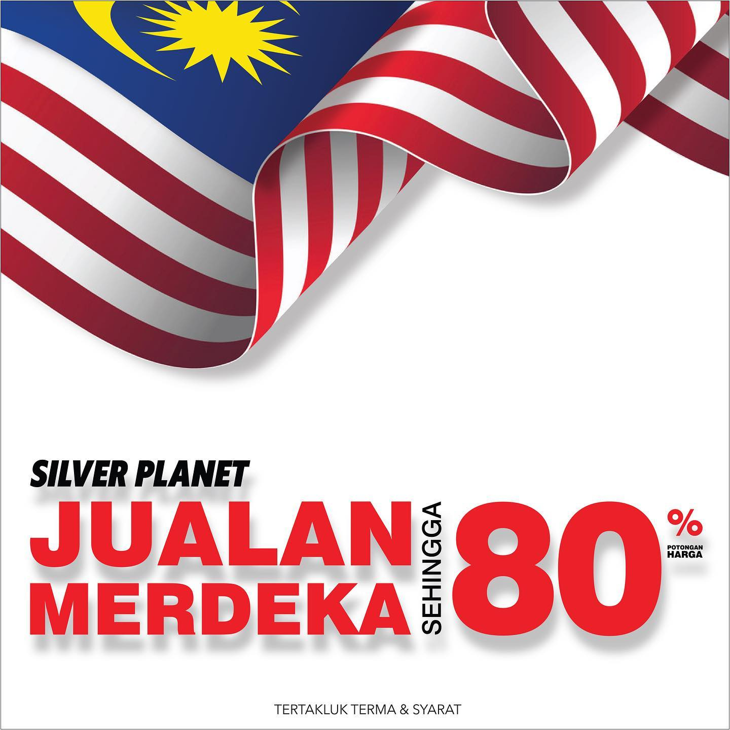 [Johor]  July 30 – Aug 31, Silver Planet – Jualan Merdeka Sehingga 80% @ Angsana Johor Bahru Mall