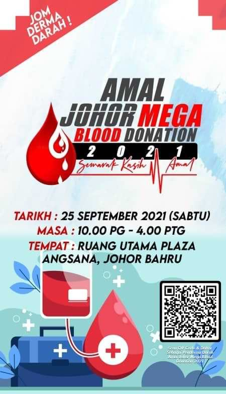 [Johor] Amal Johor Mega Blood Donation @ Angsana Johor Bahru Mall