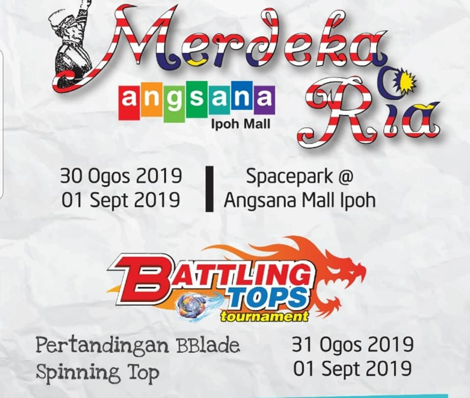 [Perak] Aug 30 – Sep 1 Merdeka Ria @ Angsana Ipoh Mall